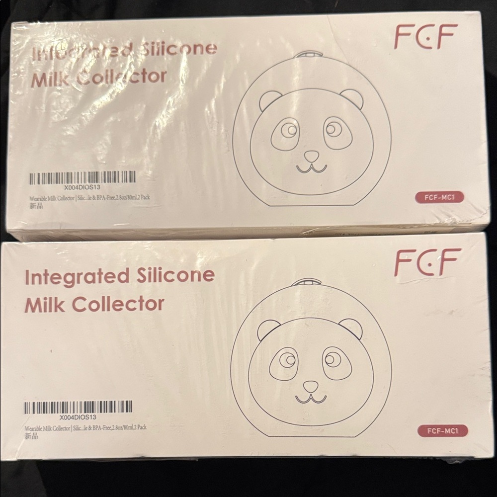 Integrated Silicone Milk Collector - White